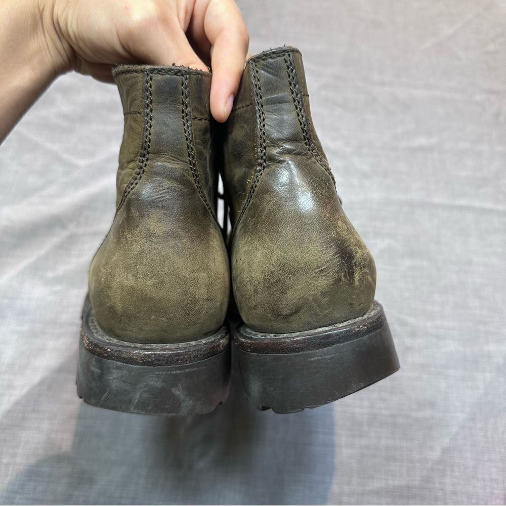 Thursday Boot Company Captain StormKing Dark Olive Leather Combat Boots Size 7.5 - Picture 7 of 13